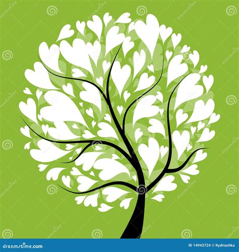 Art Tree Beautiful For Your Design Stock Vector Illustration Of