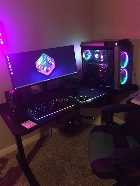 New R A I N B O W setup! : r/battlestations