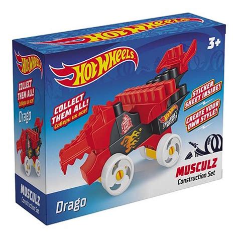 Конструктор BAUER Hot Wheels Musculz Drago купить в интернет магазине Hot wheels su