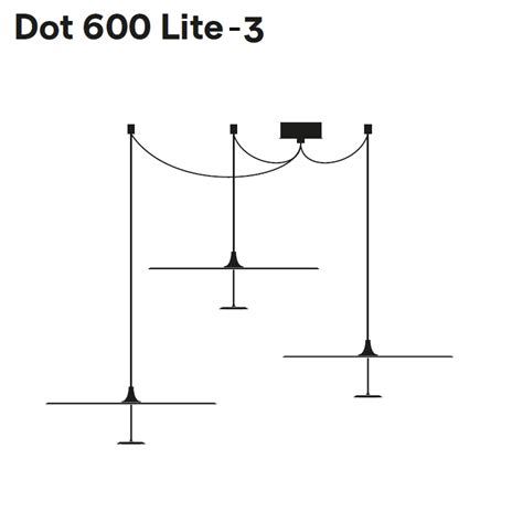 Dot 600 Cluster Lumina Pendant Lamp Milia Shop