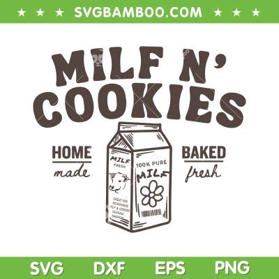 Milf N Cookies SVG PNG