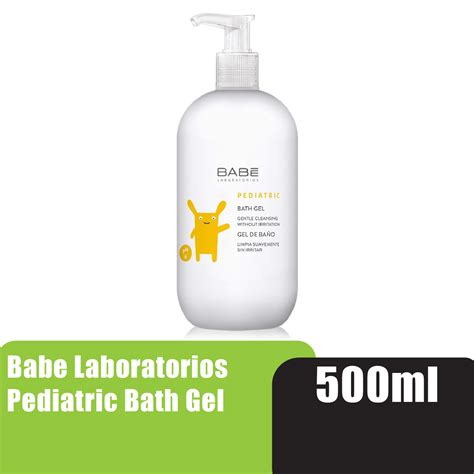 BABE LABORATORIOS Pediatric Bath Gel 500ml With Calendula Mimosa Aloe Vera Extra Mild For