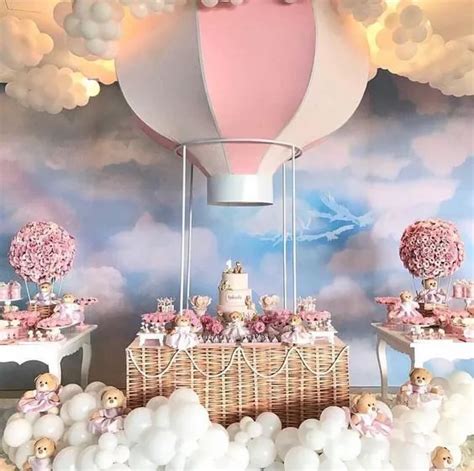 13 Wonderful Hot Air Balloon Baby Shower Ideas Planning Baby Shower
