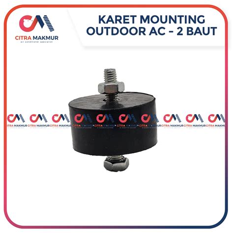 Jual Karet Dudukan Ac Split Outdoor Dengan Bracket 50x25 Mm Dobel Baut