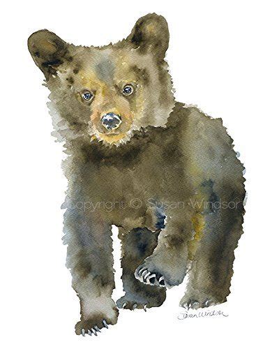 Black Bear Watercolor at PaintingValley.com | Explore collection of ...