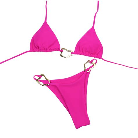 UTSJKR Savings Womens Hot Bikinis Sets Sexy Swimsuits Plus Size Busty Bikini Tummy Control High