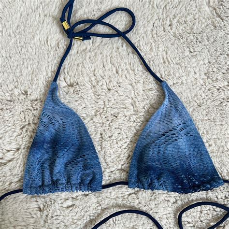 PLT Blue Bikini Size Likenew Only Worn Once Depop