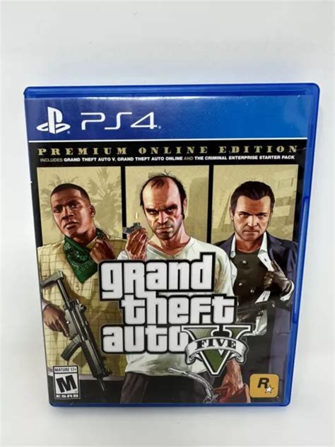 Grand Theft Auto V Gta Premium Edition Playstation Ps Complet