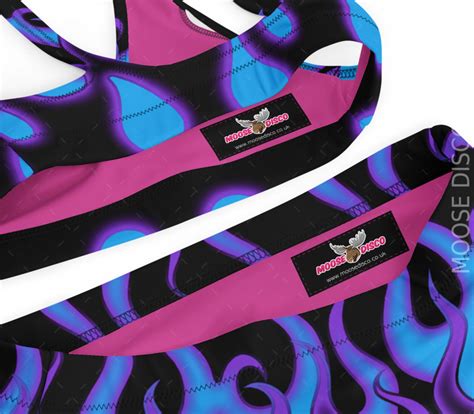 Blue Flames Bikini Fire Bikini Mardi Gras Bikini Ideal Festival Bikini Blue Racing Flames High