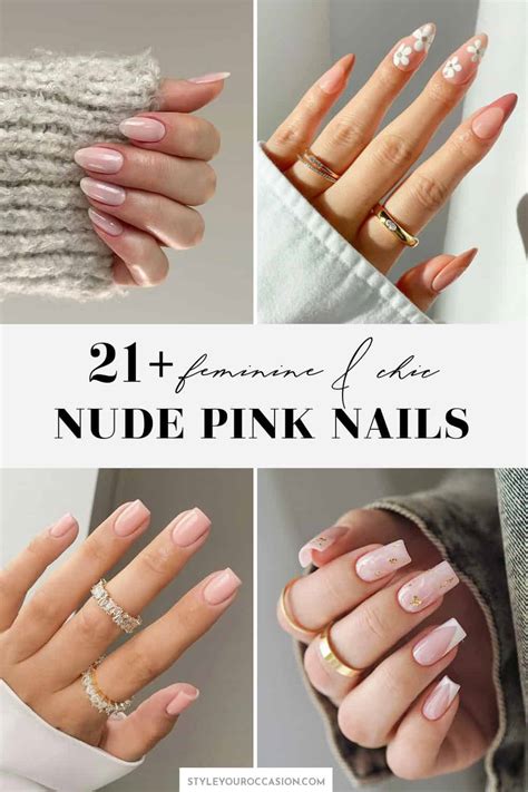 Stunning Nude Pink Nails Nude Marble Nails You Ll Love