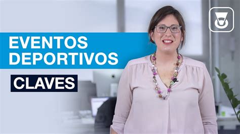 Cómo organizar un evento deportivo 5 Claves YouTube