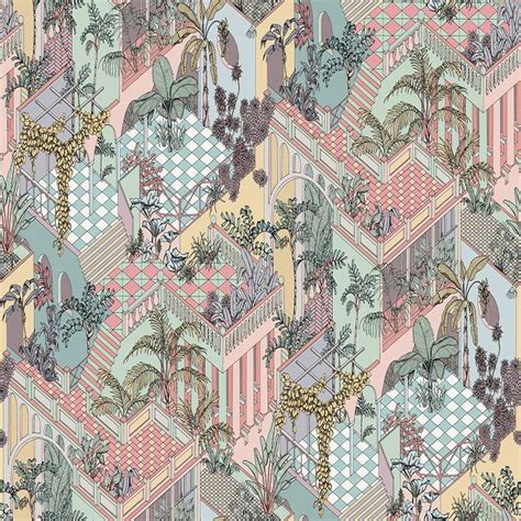 Cole And Son Miami Pastel Wallpaper 40 Off Samples Функция обои