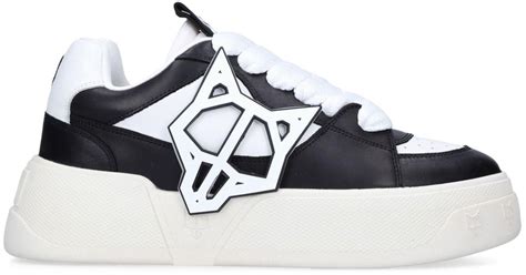 Naked Wolfe Leather Kosa Low Top Sneakers In Blue For Men Lyst