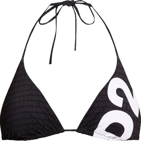 DSQUARED2 Logo Print Triangle Bikini Set ShopStyle Two Piece Swimsuits