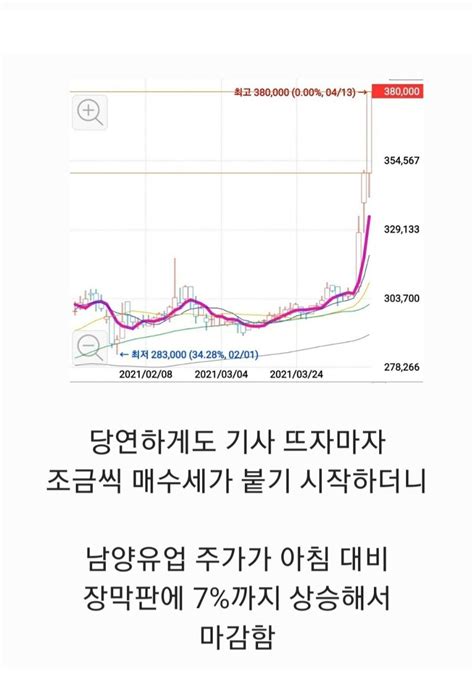 주가 조작 얘기까지 나오는 남양유업 근황 에누리 쇼핑지식 자유게시판