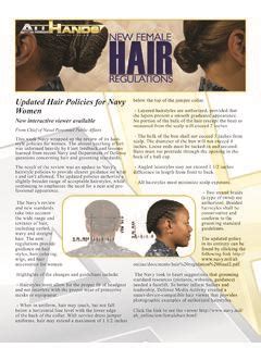 Updated Hair Policies For Navy Women DODReads Updated Hair Policies