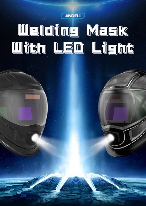 Andeli Auto Darkening Welding Helmet Adl-ma900vl-e Adjustable Mig Tig ...