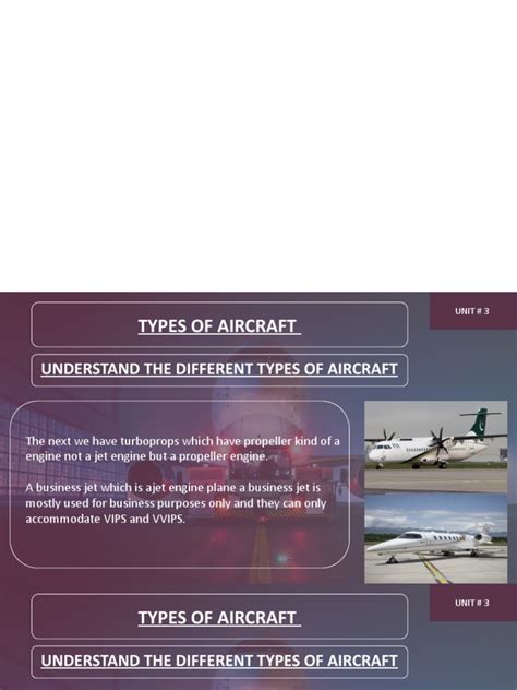 types  aircraft