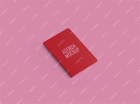 Agenda Mockup Psd Premium