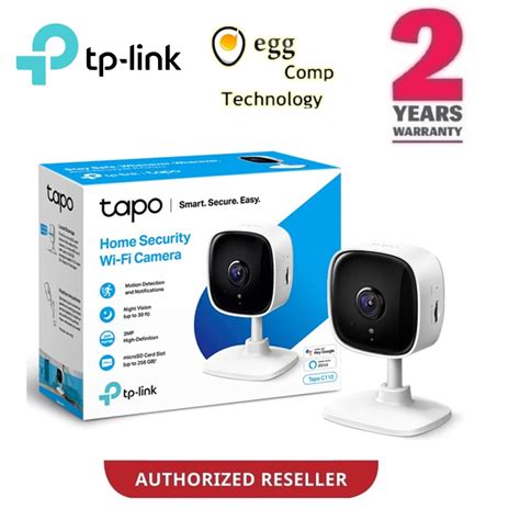 TP Link Tapo C110 3MP 2K Resolution CCTV WIFI Camera With Amazon Safety