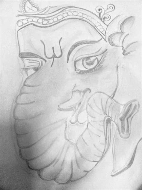 lord ganesha sketch pencil sketches  faces sketches ganesha sketch