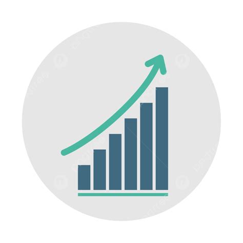 гистограмма роста стрелка восходящий тренд PNG , положительный ...