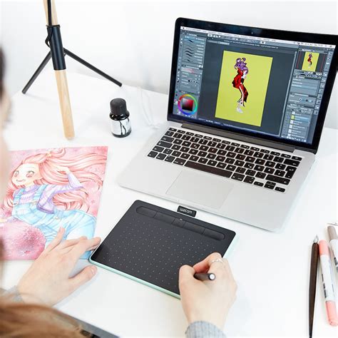 Купить Графический планшет Wacom Intuos M Bluetooth CTL-6100WLE-N ...