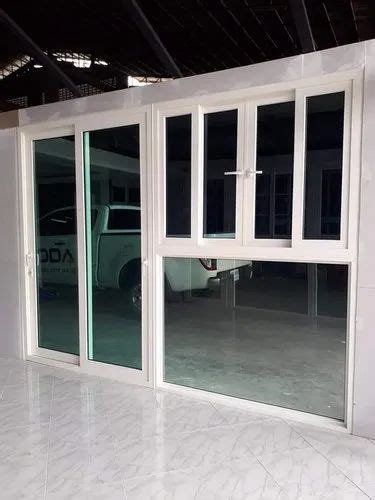 211mm Upvc White Two Track Sliding Window At Rs 700sq Ft In Moradabad Id 25698530462