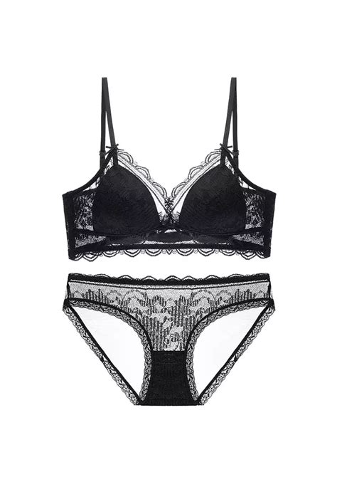 Buy LYCKA LMM0145 Lady Two Piece Sexy Bra And Panty Lingerie Sets Black 2024 Online ZALORA