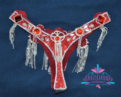 Samba Bra Bikini Set With Necklace Crystals Orientale Belly Dance Carnival SAMBA Costume