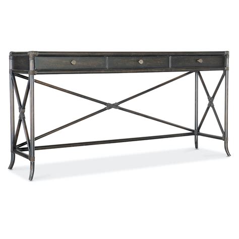 Retreat Black Rattan Console Babettes Furniture And Home
