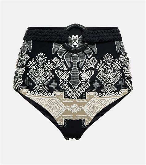 Johanna Ortiz Printed Reversible Bikini Bottoms Johanna Ortiz