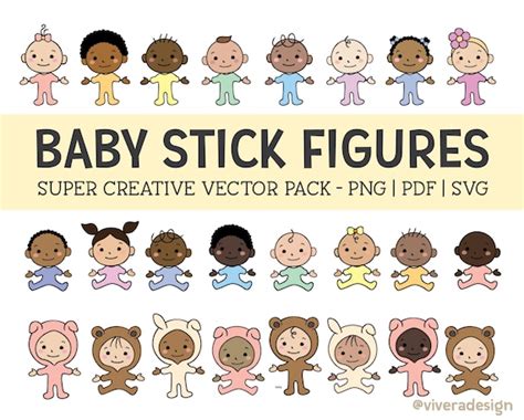 Stick Figure Baby Girl