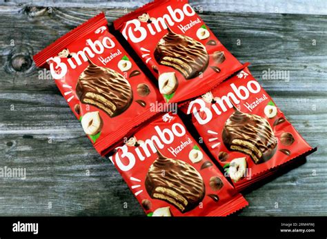 Cairo Egypt August 21 2023 Bimbo Hazelnut With Chocolate Cream