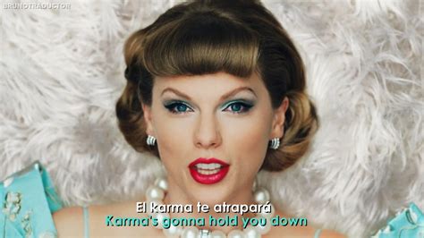 Taylor Swift Ft Ice Spice Karma Remix Lyics Español Video Official Youtube