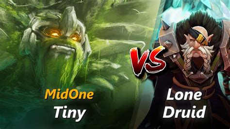 MidOne Mid Tiny Vs Lone Druid First 10 Minutes YouTube