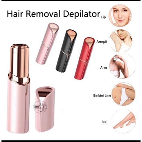 Flawlbss Woman Mini Epilator Electric Body Facial Hair Remover Depilator Bikini Body Face Neck