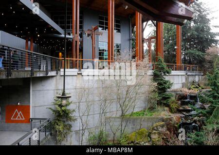 rei flagship store  yale ave  seattle washington  landscaped
