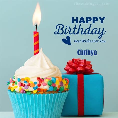 100 Hd Happy Birthday Cinthya Cake Images And Shayari