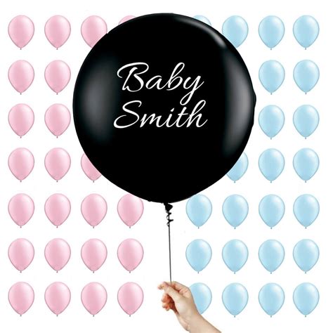 Gender Reveal 90cm Mini Balloons Balloon (Personalised)