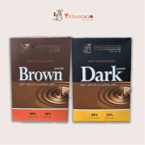 Bột Hot Chocolate Hot Chocolate Dark Hot Chocolate Brown Hộp 300g Vinacacao Shopee