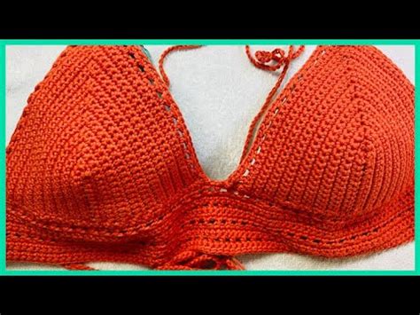 CROCHET BIKINI TOP How To Crochet Bikini Top YouTube