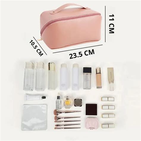Bolsa Necessaire Feminina Maquiagem Blogueira Cosmético Cor Nude MercadoLivre
