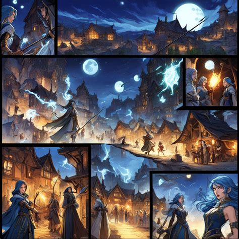 Broken Up Into Comic Book Panel Layout Format Multiple Pane By Wolf