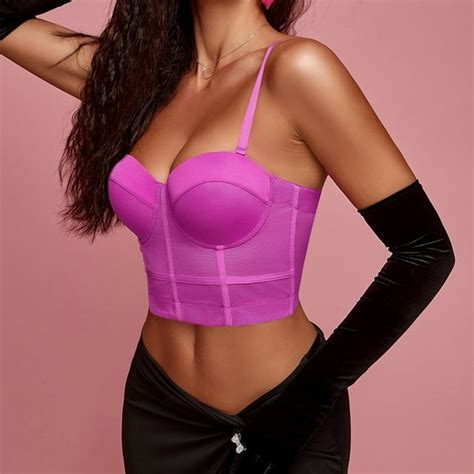 Wedfrse Crop Tops Tank Tops Womens Corset Top Bustier Corset Top Tight