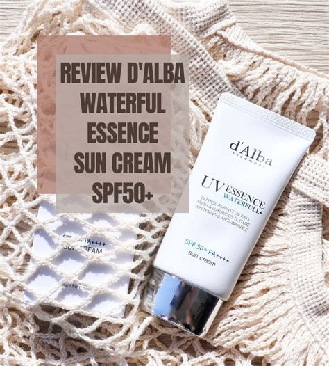 REVIEW: D'Alba Waterful Essence Sun Cream SPF50+ PA++++