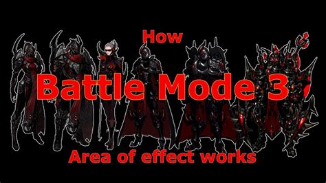 Battle Mode 3 Area Of Effect Explained Cabal Online Youtube