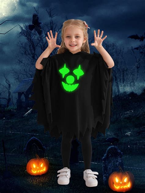 Uccdo 1-6Y Toddler Girls Boys Halloween Black Ghost Costumes Kids Party