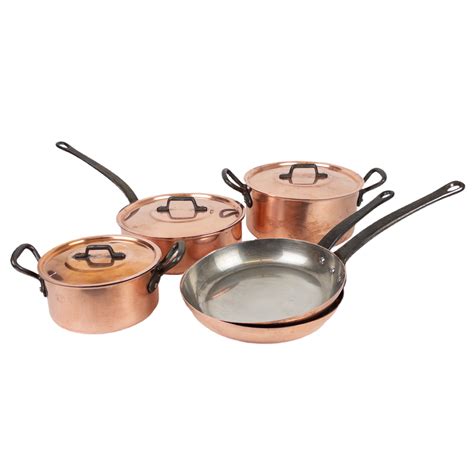 Baumalu French Copper Five Piece Cookware Set