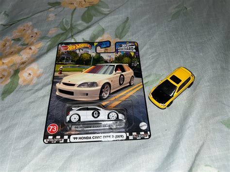 Hot Wheels Honda Civic EK Boulevard Loose Fast And Furious Honda Civic EG Hobbies Toys